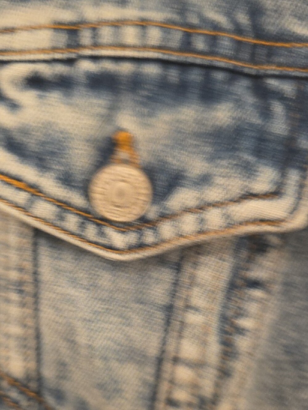 Free PEOPLE Classic Light Blue Denim Jacket - Women's - Picture 5 of 6